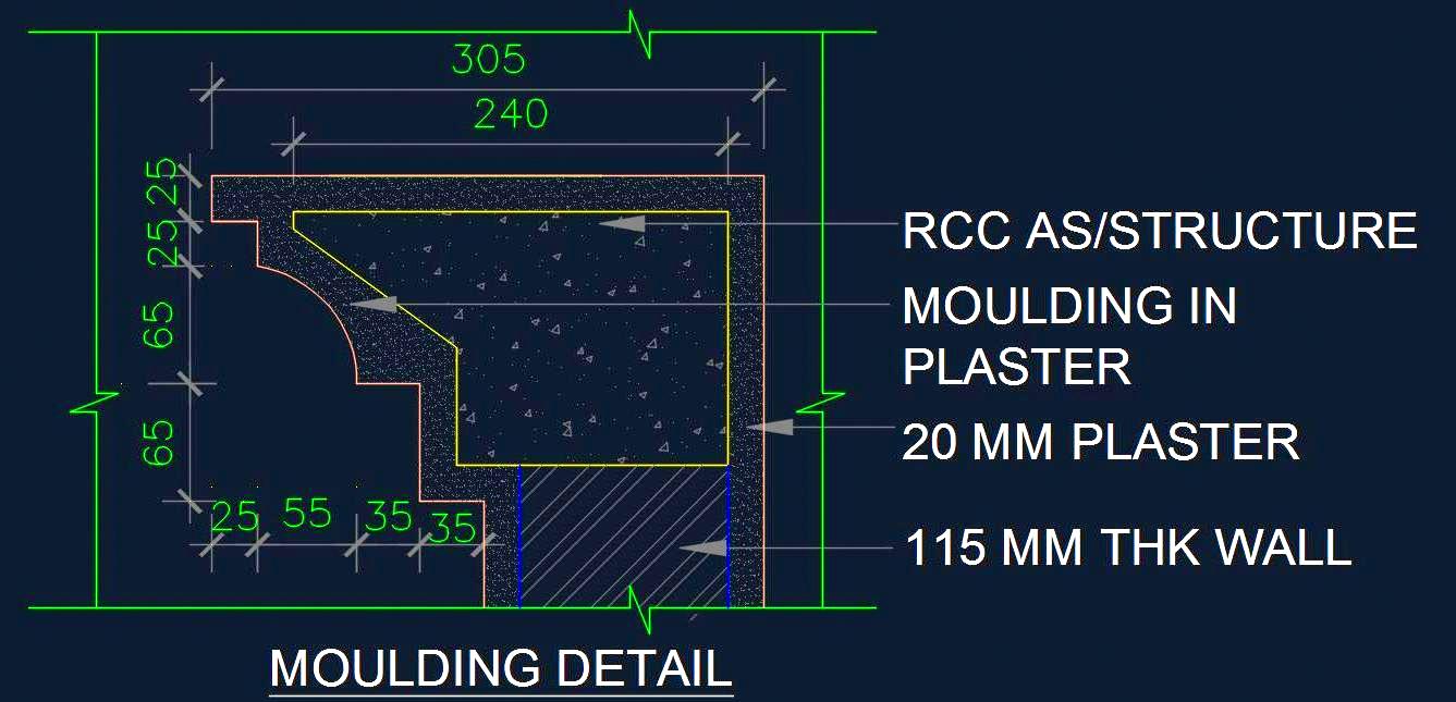 Moulding & Cornice Free CAD Blocks for Residential Projects